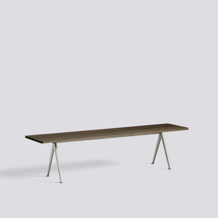 PYRAMID BENCH 12 - L190 - Smoked Oak - Grey