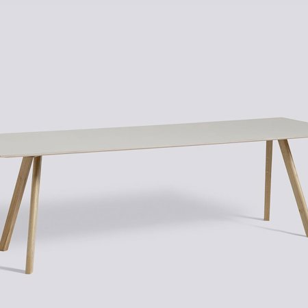 COPENHAGUE - CPH 30 300 x W90 cm - Off White Linoleum - Soap treated oak