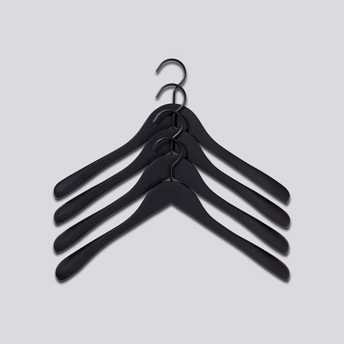 SOFT COAT HANGER / 4 STK