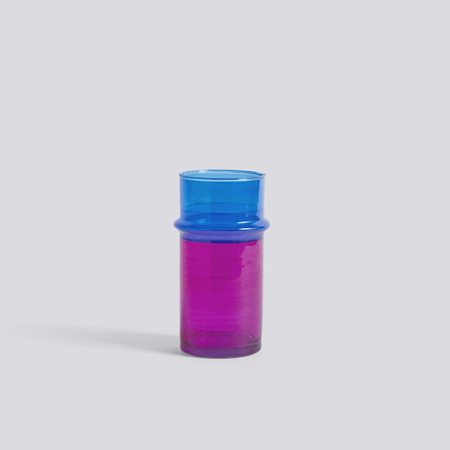 MOROCCAN VASE - Small - Pink and blue
