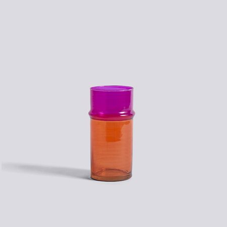 MOROCCAN VASE - Small - Orange and pink
