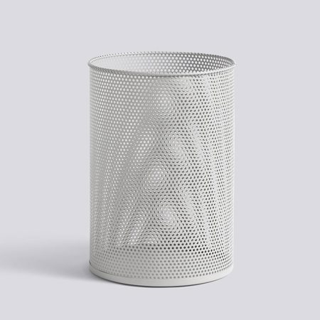 PERFORATED BIN - Large - Light grey