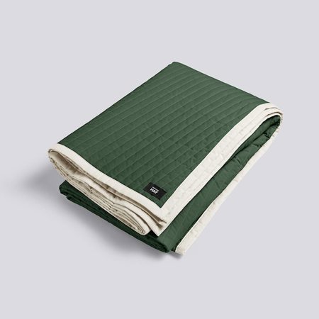 BIAS QUILT - 195 x 245 - Forest green