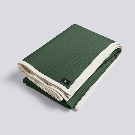 BIAS QUILT - 235 x 245 - Forest green