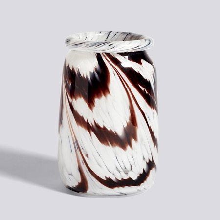 SPLASH VASE - Large - Coffee and White
