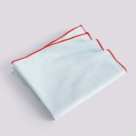 OUTLINE TABLECLOTH - 140 x 300 cm - Light blue