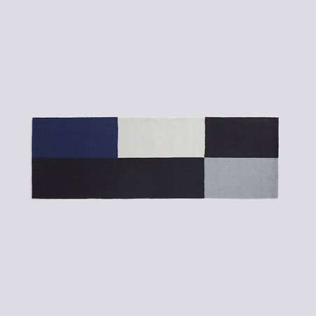 ETHAN COOK FLAT WORKS - 80 x 250 cm - Black and blue