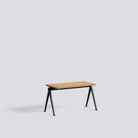 PYRAMID BENCH 11 - L85 - Oiled Oak - Black