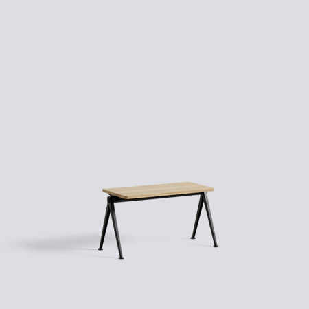 PYRAMID BENCH 11 - L85 - Water-based Lacquered Oak - Black