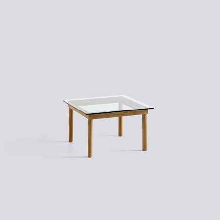 KOFI - 60 x 60 cm - Clear glass - Water-based lacquered solid oak