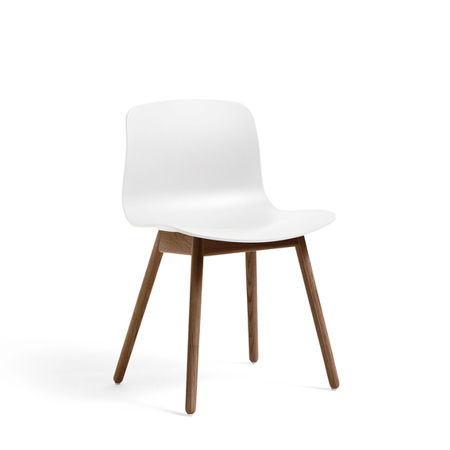 ABOUT A CHAIR - AAC 12 - White - Water-based Lacquered Walnut
