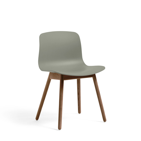 ABOUT A CHAIR - AAC 12 - Dusty Green - Water-based Lacquered Walnut