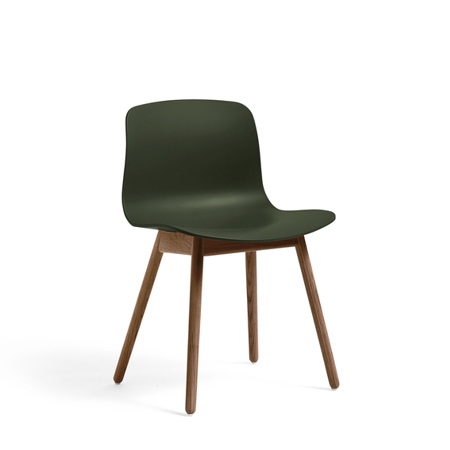 ABOUT A CHAIR - AAC 12 - Green - Water-based Lacquered Walnut