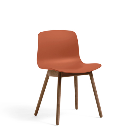 ABOUT A CHAIR - AAC 12 - Orange - Water-based Lacquered Walnut
