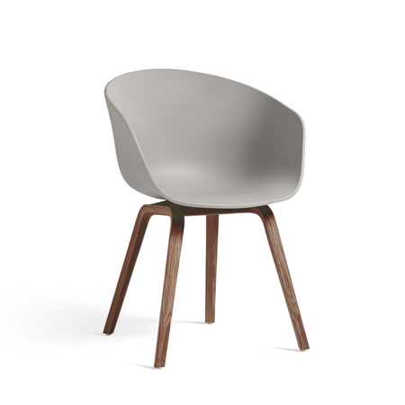 ABOUT A CHAIR - AAC 22 - Grey - Water-based Lacquered Walnut