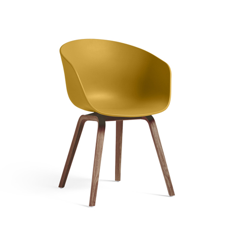 ABOUT A CHAIR - AAC 22 - Mustard - Water-based Lacquered Walnut