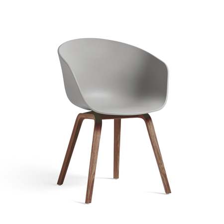 ABOUT A CHAIR - AAC 22 - Concrete Grey - Water-based Lacquered Walnut