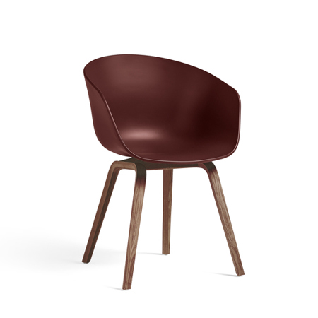 ABOUT A CHAIR - AAC 22 - Brick - Water-based Lacquered Walnut