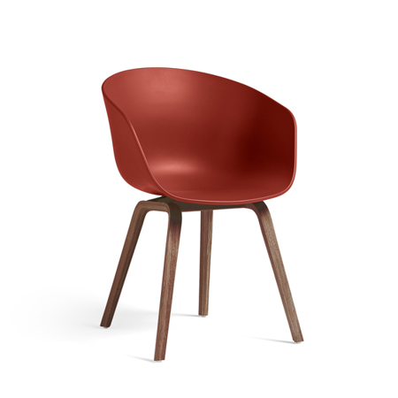 ABOUT A CHAIR - AAC 22 - Warm Red - Water-based Lacquered Walnut