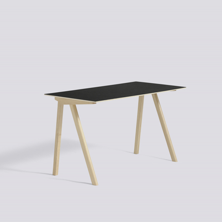 COPENHAGUE - CPH 90 Black linoleum - Matt lacquer Oak