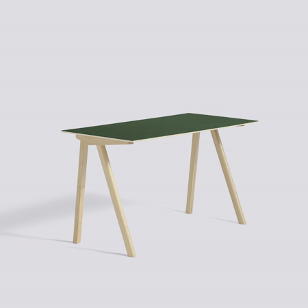 COPENHAGUE - CPH 90 Green linoleum - Soaped Solid Oak