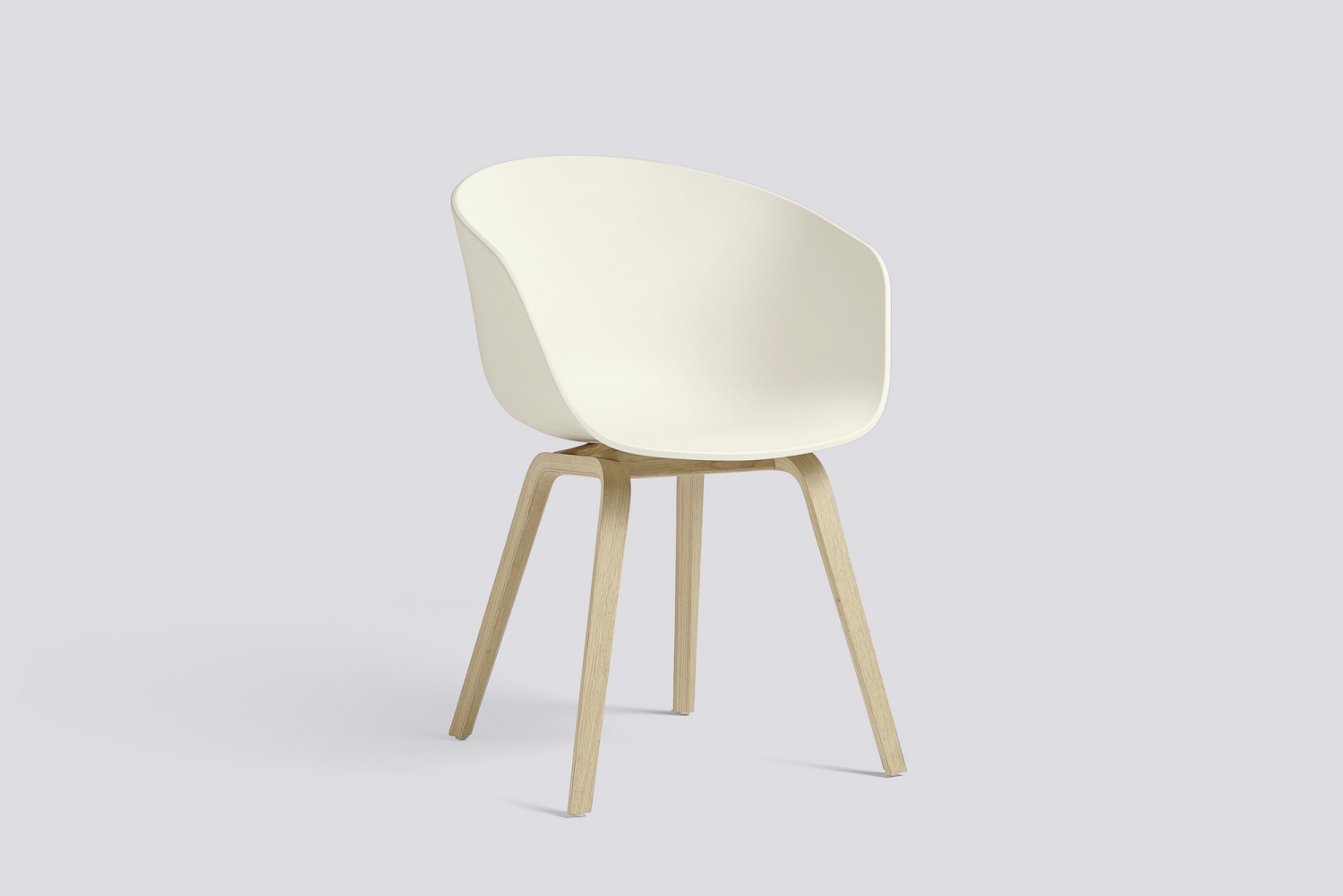 ABOUT A CHAIR - AAC 22 - Cream White - Water-based Lacquered Oak