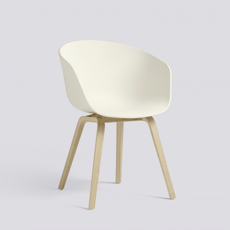 ABOUT A CHAIR - AAC 22 - Cream White - Water-based Lacquered Oak