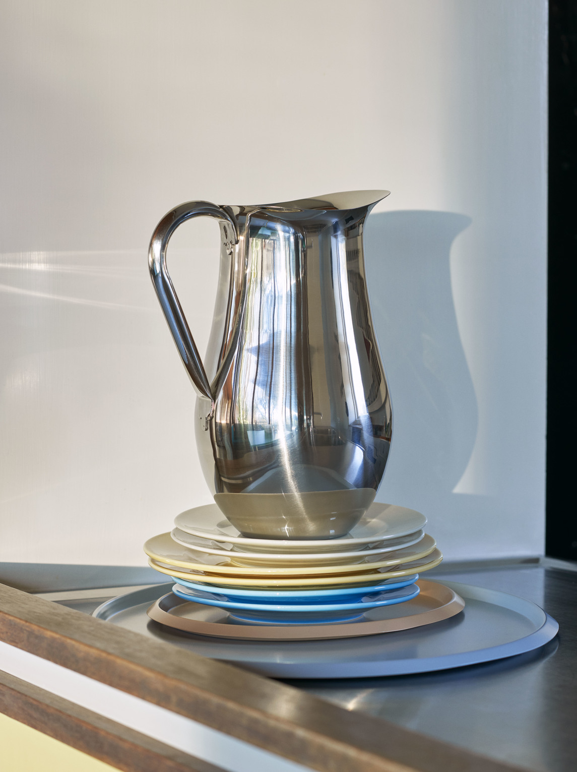 INDIAN STEEL PITCHER