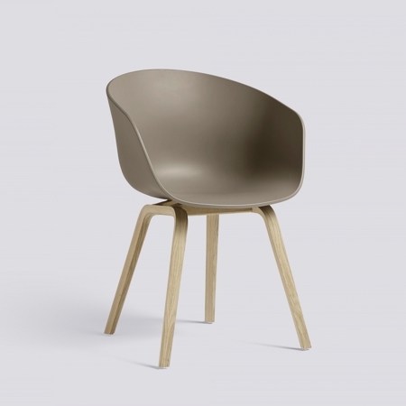 ABOUT A CHAIR - AAC 22 - Khaki - Water-based Lacquered Oak