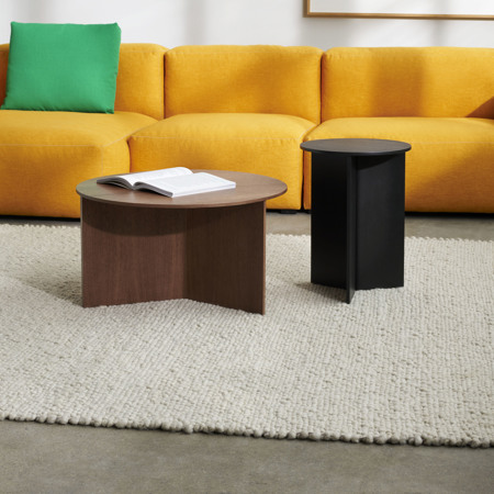 SLIT TABLE WOOD / ROUND