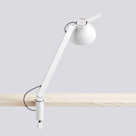 PC LAMP - Single arm w - clamp - Ash grey
