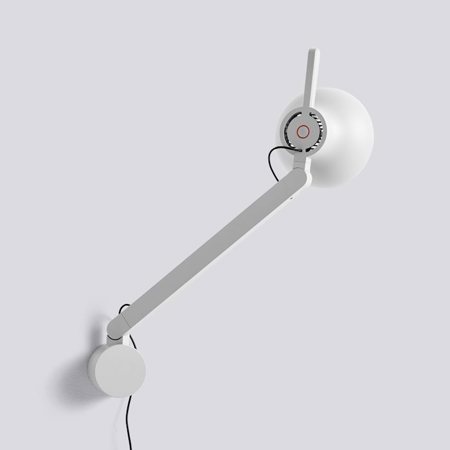 PC LAMP - Single arm wall mount - Ash grey