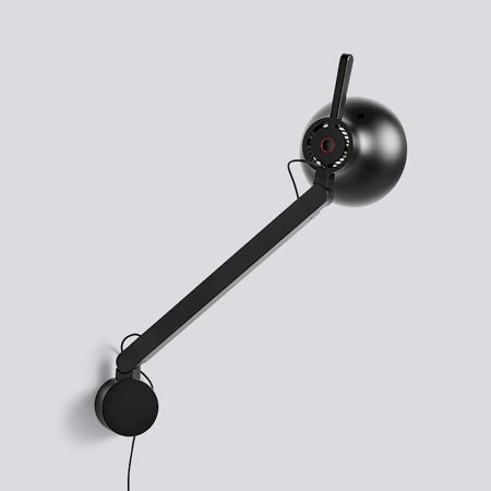 PC LAMP - Single arm wall mount - Soft Black