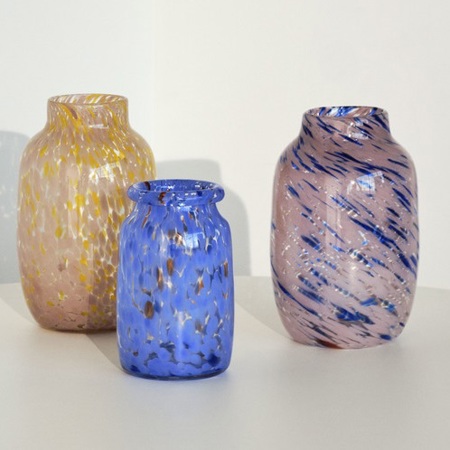 SPLASH VASE - Medium - Lemon Swirl
