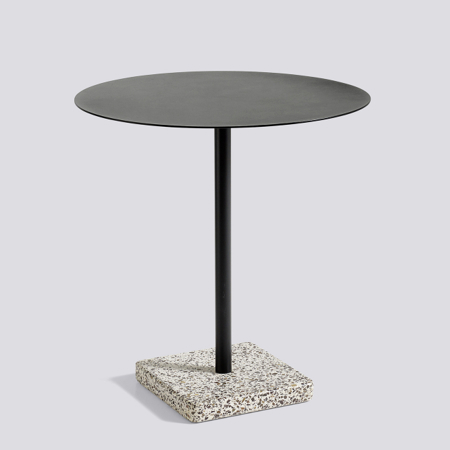 TERRAZZO TABLE - Round - Anthracite / Grey