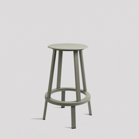 Revolver-Stool - H65 cm - Grey