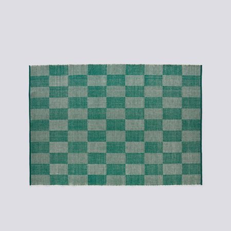 CHECK RUG - 170 x 240  - Small - Green