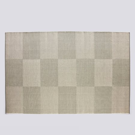 CHECK RUG - 200 x 300 - Large - Grey