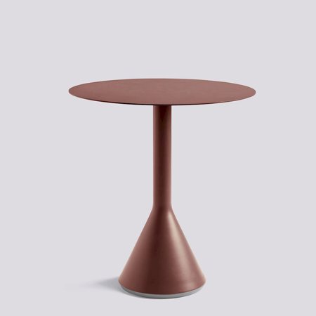 PALISSADE - CONE TABLE - 70 cm - Iron red