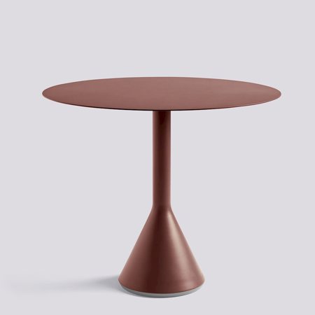 PALISSADE - CONE TABLE - 90 cm - Iron red