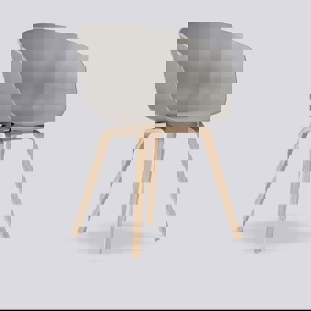 ABOUT A CHAIR - AAC 22 - Grey - Black Stained