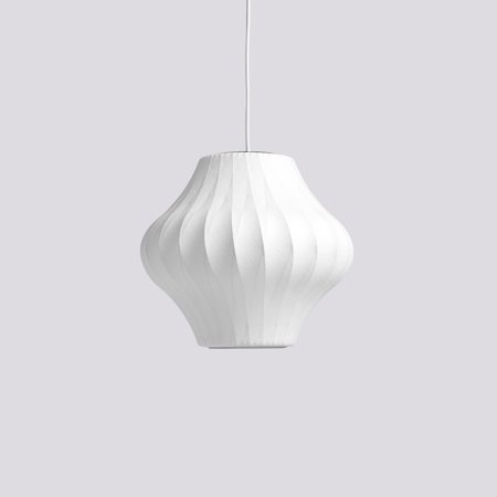 NELSON PEAR CRISSCROSS BUBBLE PENDANT