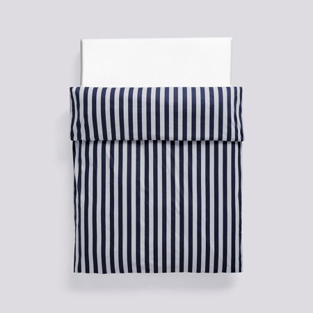 ÉTÉ BEDLINEN - 140 x 200 - Midnight blue and light grey