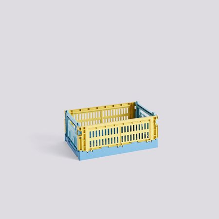 HAY COLOUR CRATE MIX - Small - Dusty yellow