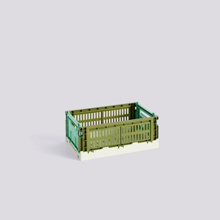 HAY COLOUR CRATE MIX - Small - Olive, Dark mint