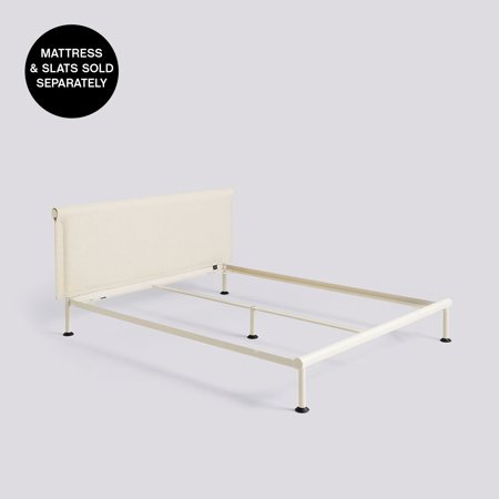 TAMOTO BED - 200 x 180cm - Bone - LINARA 440