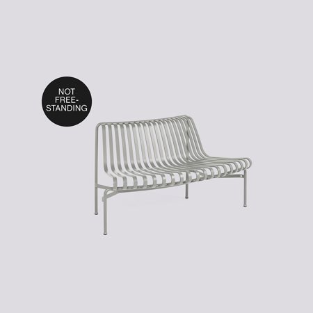 PALISSADE PARK - DINING BENCH - OUT - Sky grey