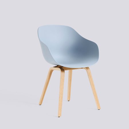 ABOUT A CHAIR - AAC 222 - Slate blue 2.0 - Water-based lacquered oak