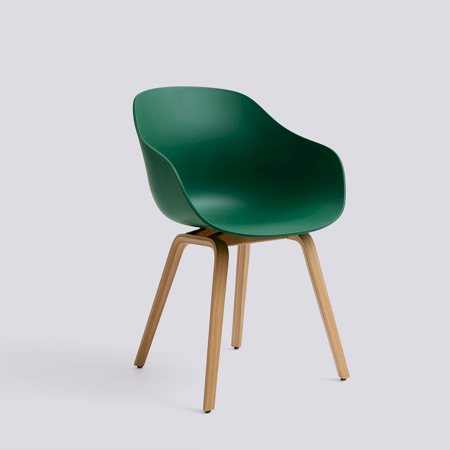 ABOUT A CHAIR - AAC 222 - Teal green 2.0 - Water-based lacquered oak