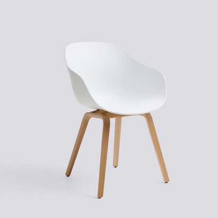 ABOUT A CHAIR - AAC 222 - White 2.0 - Water-based lacquered oak